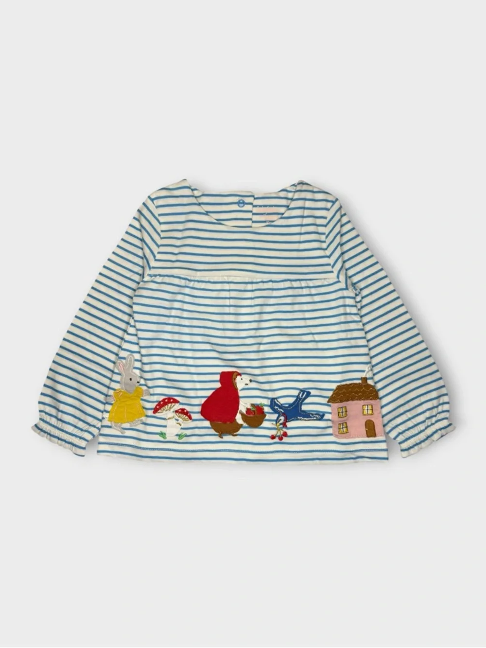 Mini Boden Story Time Woodland Animals Applique Top & Leggings Matching Set